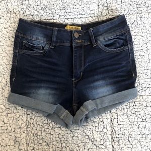 Wax Jean Booty Shorts (stretchy)